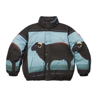 Supreme Damien Hirst Down Puffer Jacket 黑山羊 羽絨外套 SS25J19-SP