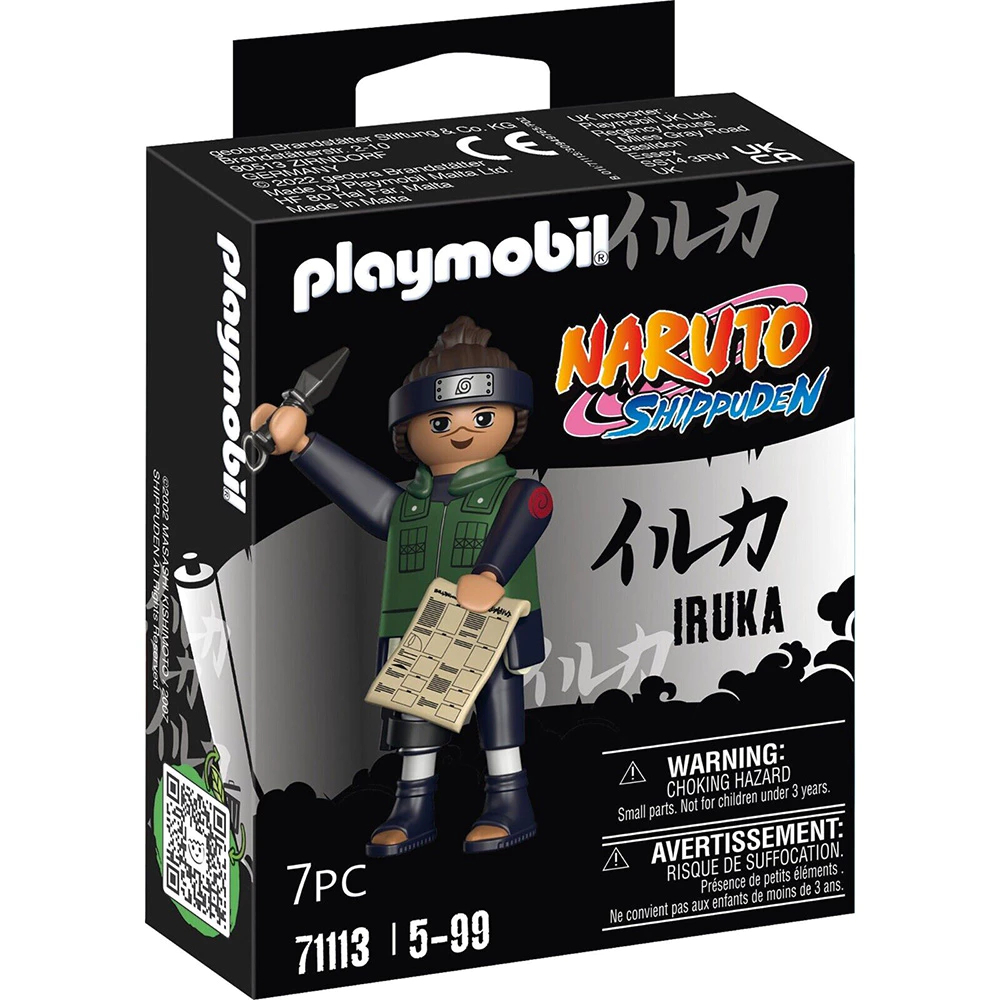 WhiteSpace㍿ ⚠現貨⚠ 積木 德國 playmobil 摩比人 火影忍者 71113 海野伊魯卡 人偶 聯名