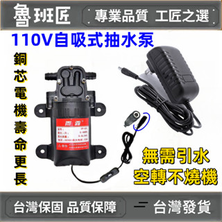 臺灣出貨 110V 抽水馬達 抽水泵 浦抽水泵 輕便型汙水 沉水泵浦 手提抽水機#直流微型水泵 12v自吸泵隔膜高壓洗車