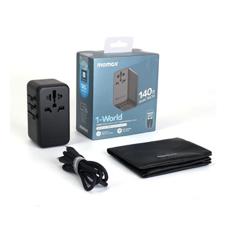 MOMAX旅行用萬國插座 PD 140W 120W 快速充電 GaN 充電頭 充電器