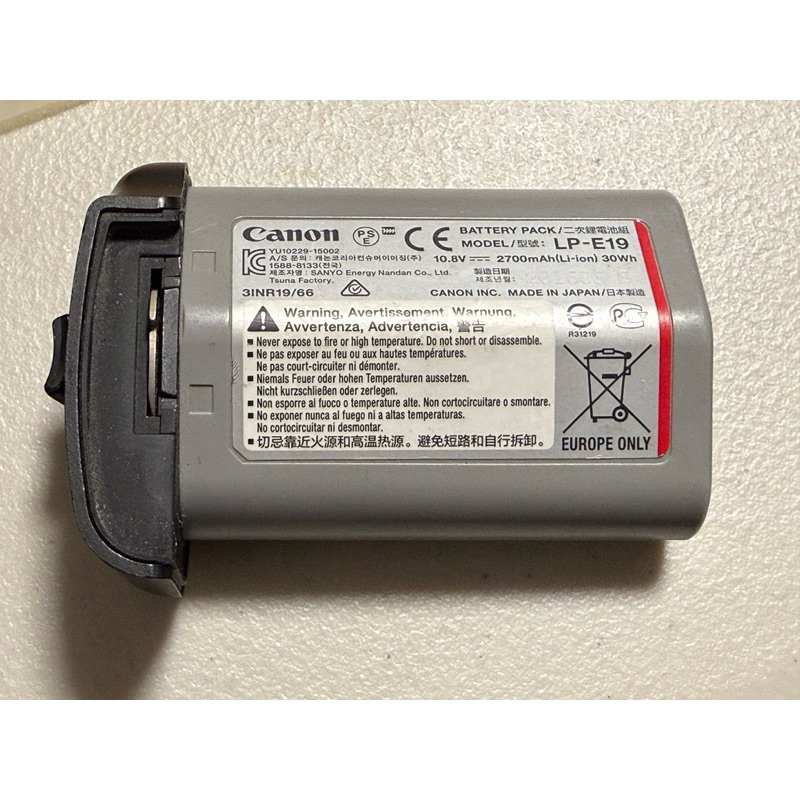 台南賣Canon LP-E19 原廠電池 (1DX 1DX2 1DX3 EOS R3 R1專用)LPE19