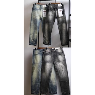 陳冠希示範clot聯名nbhd風格龍爪赤耳單寧14oz直筒寬鬆牛仔褲(非Levis/Lee/EDWIN/DIESEL)