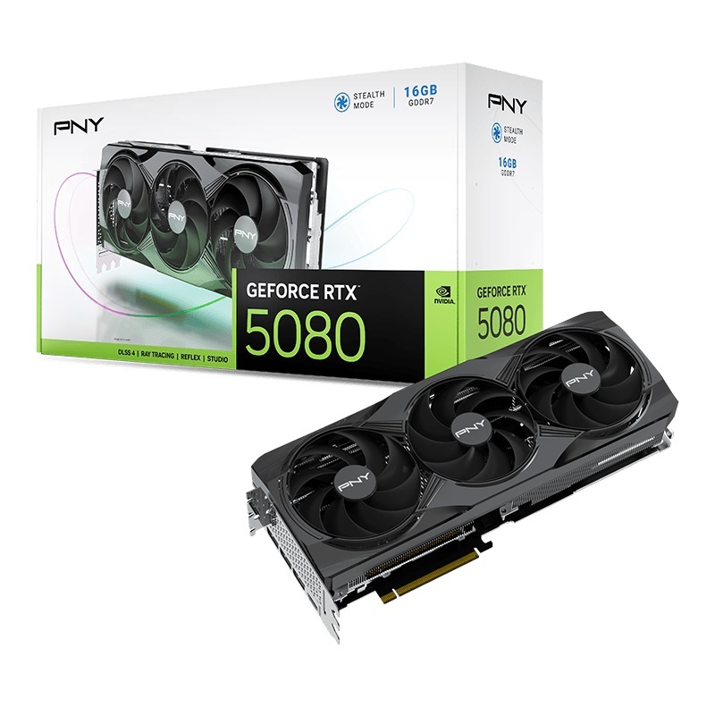 [ 全新 ] PNY GeForce RTX 5080 Models 顯示卡@台南肥肥@ 5080 16G
