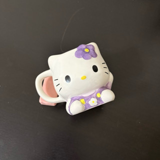 【Hello Kitty凱蒂貓】三麗鷗/馬克杯/銀之鐘/北海道小樽/日本限定/立體造型杯/咖啡杯/茶杯水杯/下午茶杯