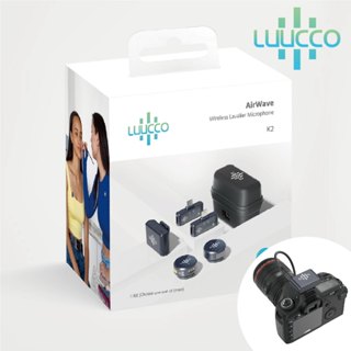 【蜂鳥樂器】2年保固 LUUCCO AirWave K2 無線磁吸麥克風 二對一 直播 錄音 採訪 無線麥克風 領夾式