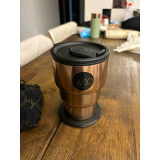 英國W10不鏽鋼折疊隨身杯（玫瑰金）專折疊杯