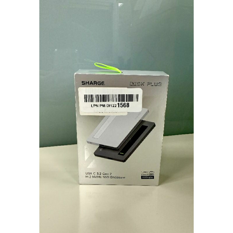 Sharge Disk Plus Disk+ SSD 外接盒 極致輕薄 6mm 銀白色 全新未使用