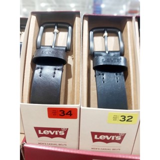 COSTCO好市多LEVI'S 男用真皮皮革壓紋LOGO皮帶#145868
