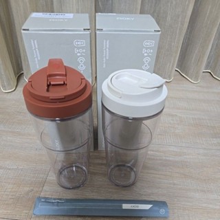 WOKY 沃廚 渾圓杯 Ecozen純透款 880ml- 附彈跳吸管