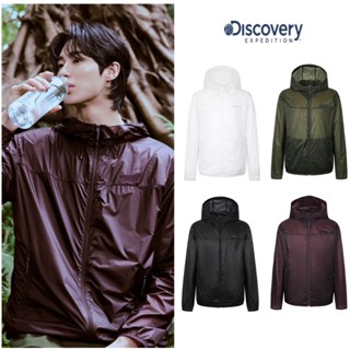 韓國 Discovery 25SS 男裝 車邊錫代言 超輕量透膚防水風衣連帽外套 DMWJ7C053