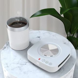 快速製冷杯墊 制熱兩用 加熱恆溫辦公室桌面製冷機飲料冰鎮神器 製冷杯墊制熱兩用