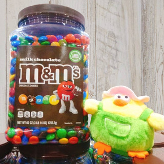 COSTCO 好市多 美國 M&M's 牛奶糖衣巧克力罐裝 1757.7公克 MM巧克力 MM 彩虹巧克力 彩虹 牛奶