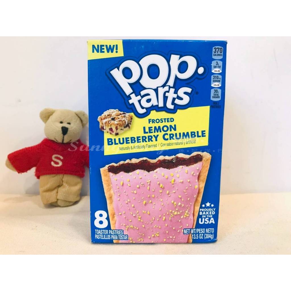 【Sunny Buy】◎現貨◎ Pop-tarts 家樂氏 (4包裝 8片) Lemon Blueberry檸檬藍莓糖霜
