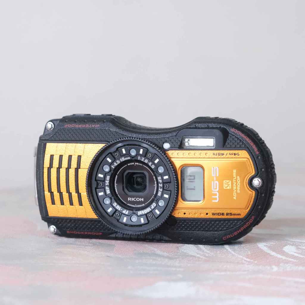理光  Ricoh WG-5 GPS 金屬  三防  CMOS 數位相機(防水 防撞 防塵)