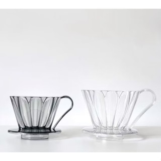 日本三洋 CAFEC OVAL 花瓣扇形濾杯 Tritan 梯形 101/102 流速順暢 手沖濾杯