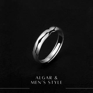 【Algar選品】韓國ins高階感戒指 男女同款 情侶對戒 飾品指環 穿搭配件 男生戒指 情侶 戒指 指環鋼戒