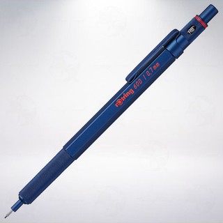 德國 紅環 rOtring 600 限定版自動鉛筆: 金屬藍/0.7mm