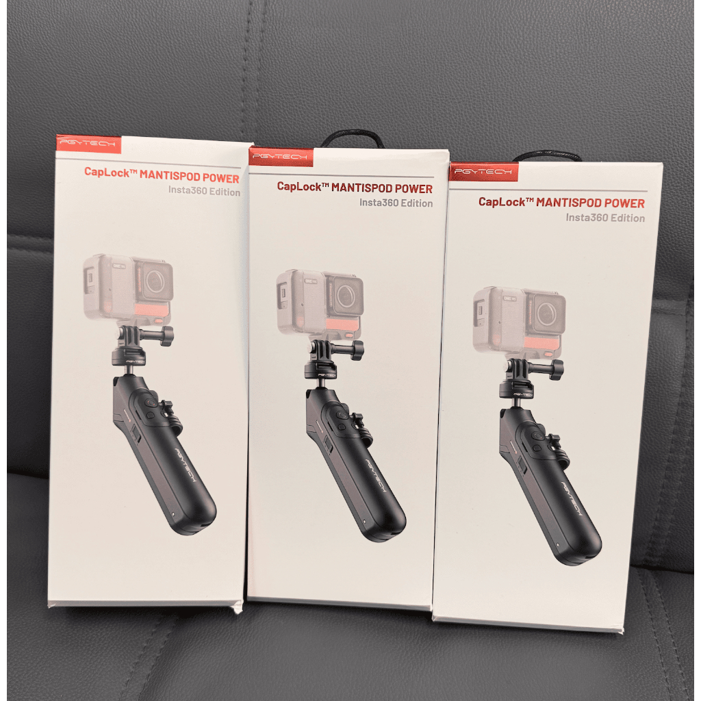 台灣現貨 PGYTECH  螳螂充電手柄 Insta360 專用 X4 acepro2 手持三腳架 運動相機