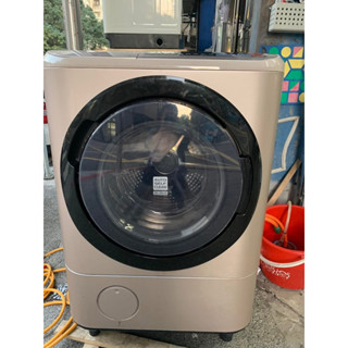 二手中古洗衣機，日立日製滾筒洗脫烘洗衣機12.5公斤8公斤烘衣，保固三個月。