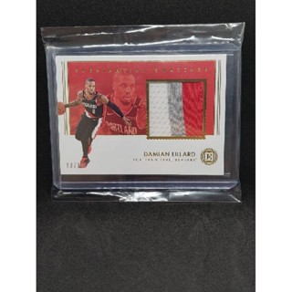 限量10張，拓荒者 Damian Lillard 稀有三色Patch球衣卡