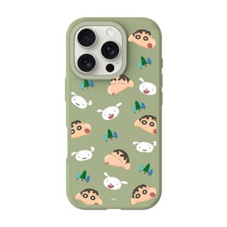 【TOYSELECT】蠟筆小新森林系大頭亂花峽谷強悍MagSafe iPhone手機殼