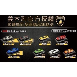🌟二手現貨 🌟7-11義大利 藍寶堅尼 經典模型車 Lamborghini 絕版品！
