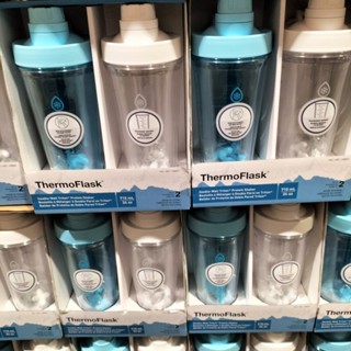 #359 ThermoFlask 塑膠隨行搖搖杯 710毫升X2件組 #149657 好市多代購 塑膠 隨行杯 搖搖杯