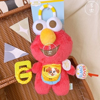 最後現貨｜芝麻街 ELMO 安撫玩偶掛飾。日本正品代購 嬰兒推車掛飾 安撫玩偶 新生兒送禮 多樂選物