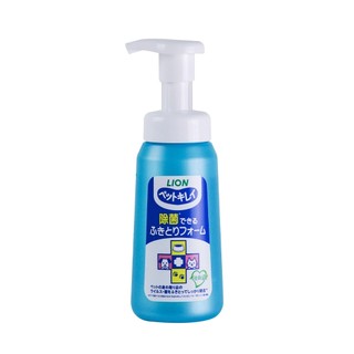 【日本LION寵物】PET綺麗系列 犬貓身體免水洗清潔慕斯 250ml｜身體周邊 食品級可舔 抗菌低敏 免沖洗