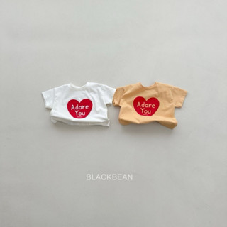 Ellie baby🇰🇷韓國連線 | Blackbean | 25’夏🌞紅色大愛心上衣（二色）3M-120cm