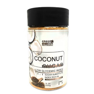 低GI 自然農法 椰子花蜜粉 椰糖 椰子粉 Coconut Pulm Sugar 300g/罐