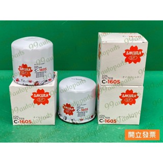【汽車零件專家】櫻花牌 C-1605 現代 IX35 TUCSON 1. 6 2.0 濾芯 機油芯 機油濾芯 機油濾清器