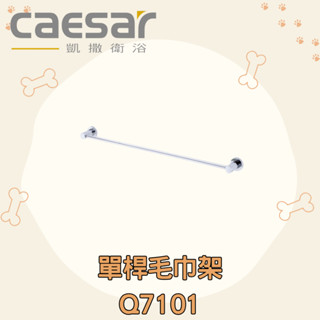 凱撒 CAESAR Q7101 單桿毛巾架 毛巾架 浴室 毛巾