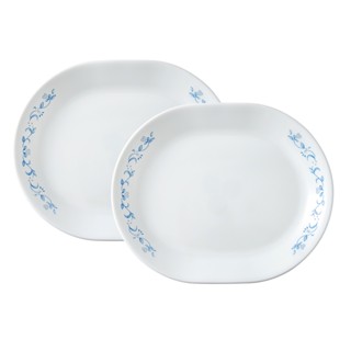【美國康寧 CORELLE】鄉野藍 2件式餐盤組-B01
