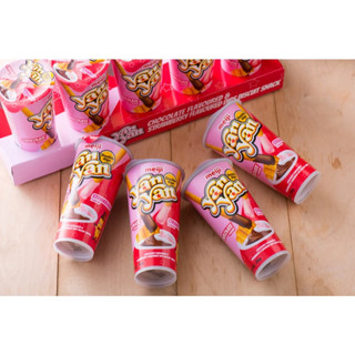 (全新現貨) meiji 明治 洋洋棒 yan yan 餅乾 雙醬巧克力 44g 沾醬杯 甜食 趣味 巧克力 草莓 零食