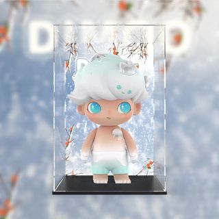 壓克力展示盒 適用泡泡瑪特 1000% MEGA JUST Dimoo 雪人潮玩 防塵罩