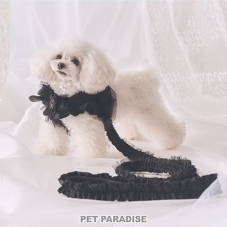 【PET PARADISE】荷葉邊網紗寵物外出牽繩 (4S~3S)｜cherircouture 2025春裝新款