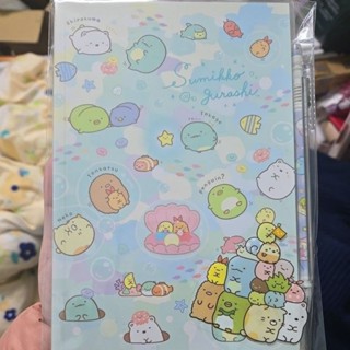 Sumikko Gurashi 角落小夥伴 海洋 角落生物 白熊 企鵝 恐龍 炸豬排 筆記本 32k-橫線