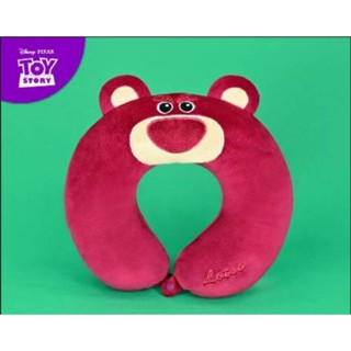 12"迪士尼記憶頸枕熊抱哥 可愛 草莓熊 Lotso 卡通造型 護頸枕 飛機枕 午睡枕 午休枕 旅行枕 生日 耶誕 禮物