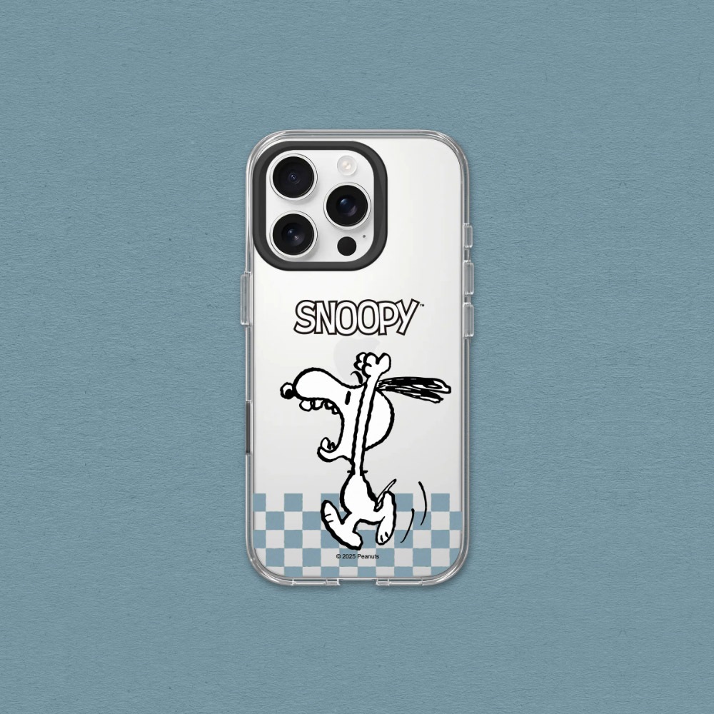 犀牛盾 適用iPhone Clear透明防摔手機殼∣Snoopy史努比系列/吶喊