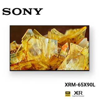 SONY 索尼 XRM-65X90L (領券再折)65型 4K智慧連網電視 公司貨 (基本桌上安裝舊機回收)