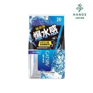【GATSBY】爆水擦澡濕巾24張入｜臺隆手創館