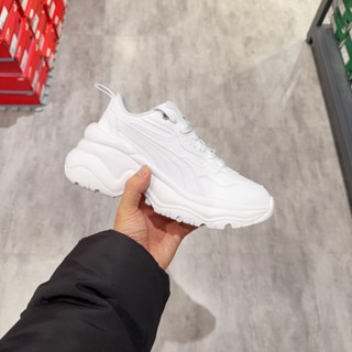 代購♦️2504 PUMA Cilia Wedge 白色 白色 皮革 增高 厚底 39391502