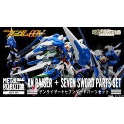 合售 萬代正版 日本Bandai Metal Robot魂 Mr魂 OOR 鋼彈OO+斬擊強化模組+七劍+GN劍Ⅱ