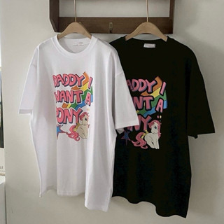 預購免運｜正韓🇰🇷Pony獨角獸🦄彩虹小馬 長版上衣 超可愛 寬鬆舒適 大碼可