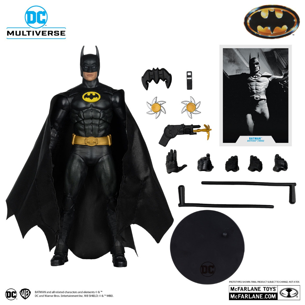 玩具研究中心 現貨 麥法蘭 7吋 DC 蝙蝠俠1989 可動完成品