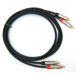 日本Canare GS6無氧銅+Neutrik副廠Rean Finger RCA端子1-3米一對訊號線【音響世界】