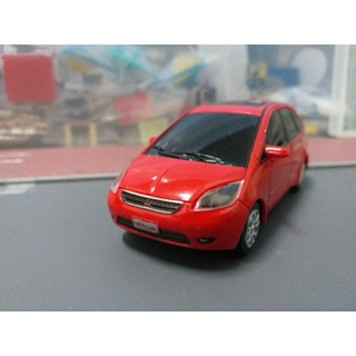 二手無盒 迴力失效 原廠 1/43 三菱 MITSUBISHI COLT PLUS 紅色 模型車