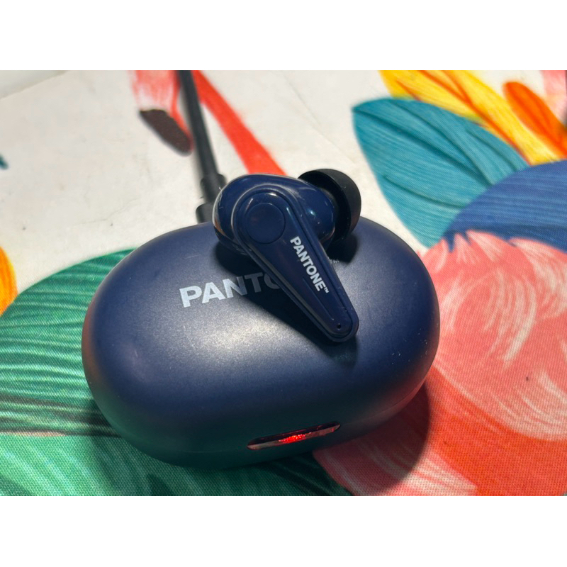 二手 PANTONE藍芽耳機 右耳 藍芽充電盒