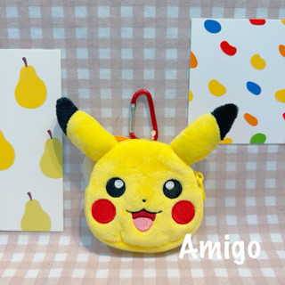 日本 pokémon 寶可夢 神奇寶貝 皮卡丘 絨毛 造型 零錢包 拉鍊包 吊飾 掛飾 鑰匙圈 收納包 收納袋 拉鏈包